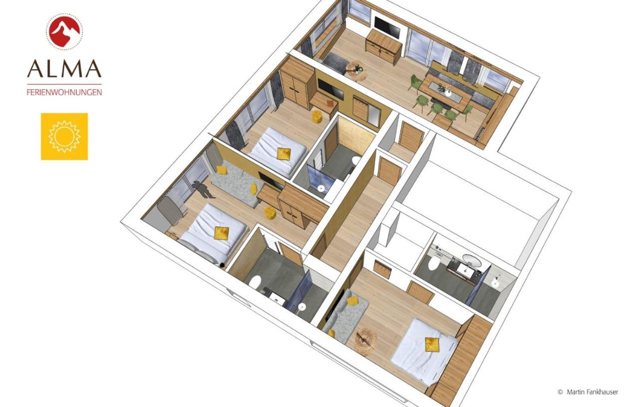 Alma Appartements Mayrhofen Esterno foto